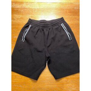 Old Navy Black Elastic Waist Cotton Shorts W/ Zipper Pockets